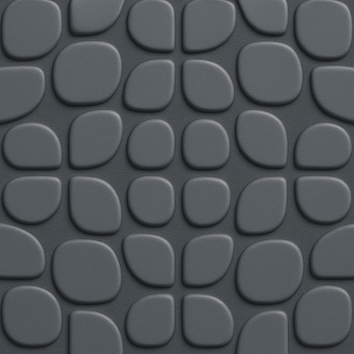 Patterned Smooth Rubber seamless PBR texture preview