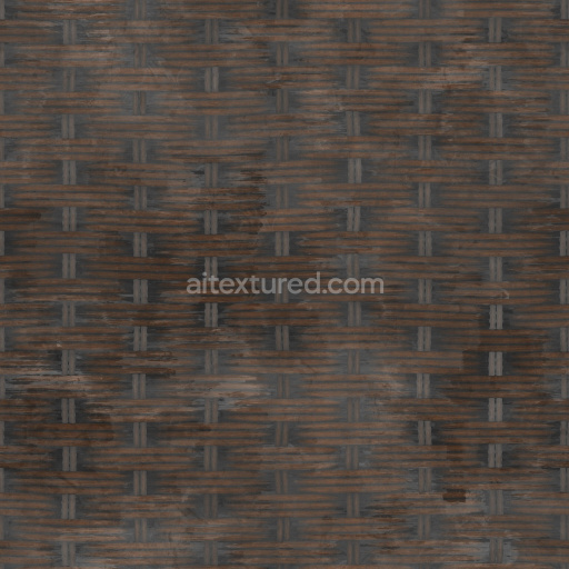 Wicker Woven Brown Natural Texture Pattern Seamless Tileable Organic Decorative