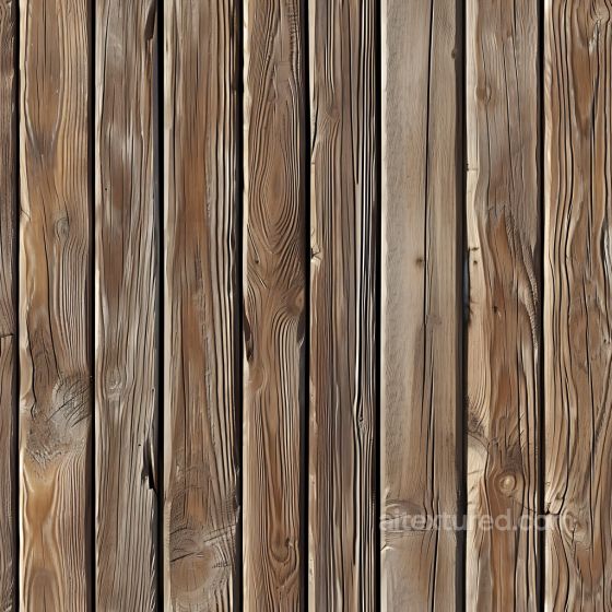 Weathered Wood Planks Seamless Texture with Knots and Grain Detail Wood texture preview