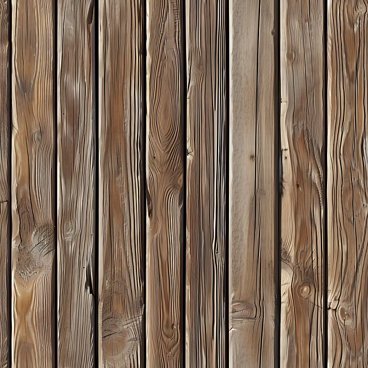 Weathered Wood Planks with Knots and Grain Detail seamless PBR texture preview