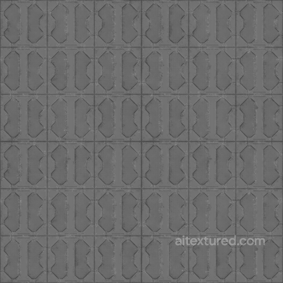 Archviz Floor Metal Sci Scifi Spaceship Substance - Seamless PBR Texture Sci-fi texture preview