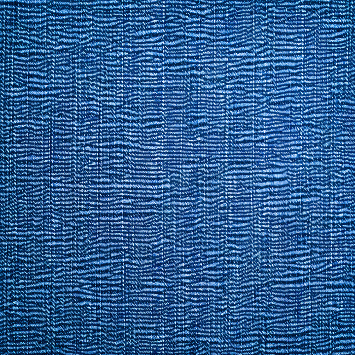 Of Cracked And Worn Blue Denim Fabric With Fine Horizontal Cracks seamless PBR texture preview