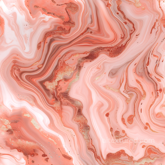 Marble Texture in Blush Pink with Distinct Copper Swirls Marble texture preview