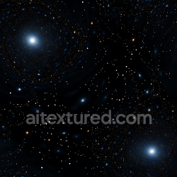 seamless Seamless 3D Space PBR Texture Featuring Dual Galaxy Vortex with Starfield texture 8k free download PBR