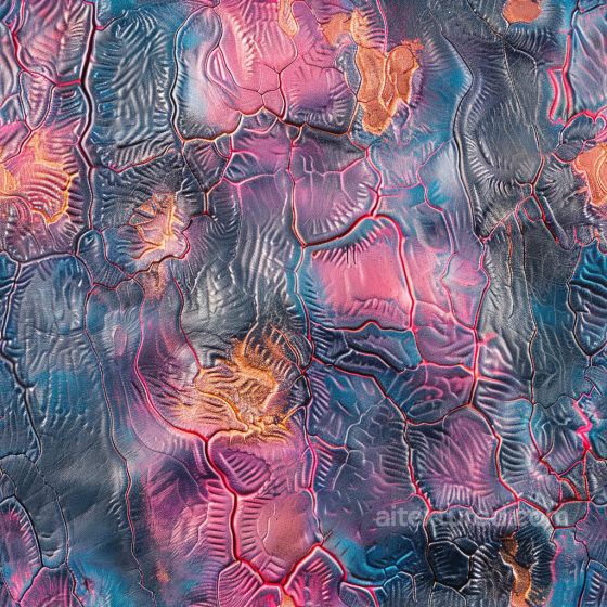 Cracked Leather Texture in Multicolor with Deep Grain and Highlights Leather texture preview