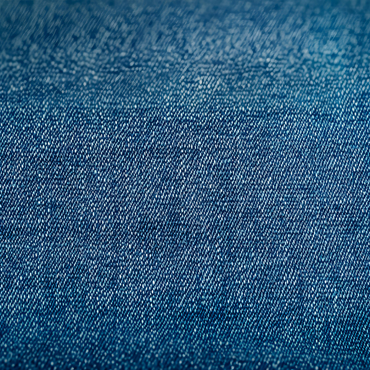 Cracked Denim Textile with Worn Blue Fabric Detail seamless PBR texture preview