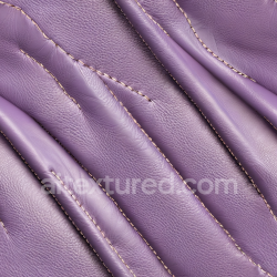 seamless Seamless 3D lavender pebbled leather PBR texture with distinctive stitched panels and gentle folds texture 8k free download PBR