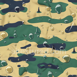 seamless Seamless 3D Woodland Camouflage PBR Texture with Water-Repellent Fabric Detail texture 8k free download PBR