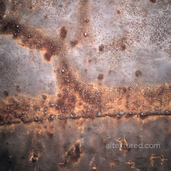 Rusty Metal Texture with Corrosion, Holes, and Pitted Surface Rust texture preview