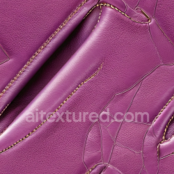 seamless Seamless 3D PBR Smooth Purple Leather Texture with Prominent Stitching and Wrinkles texture 8k free download PBR