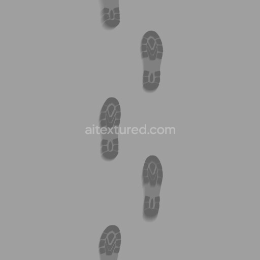 Footprint Seamless Tileable Pbr Texture Dark Ground