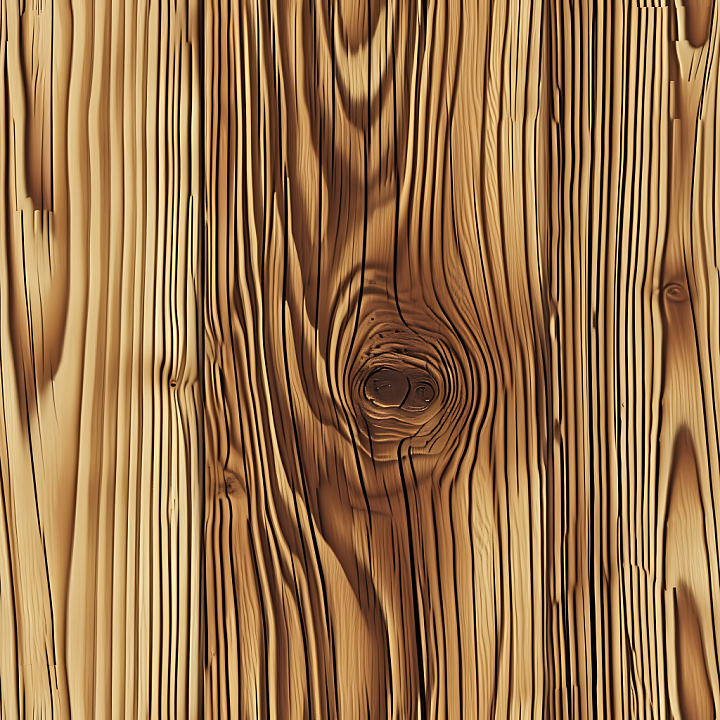Light Pine Wood Planks with Distinct Grain and Knots seamless PBR texture preview