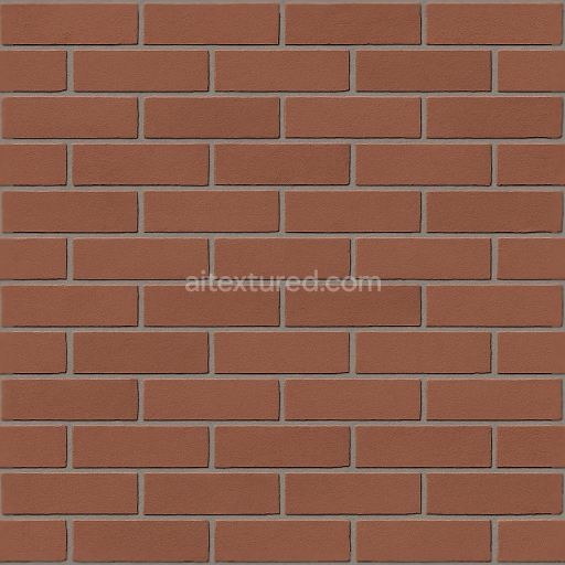 Seamless matte brick 3d texture pbr 8k smooth modern facade wall surface