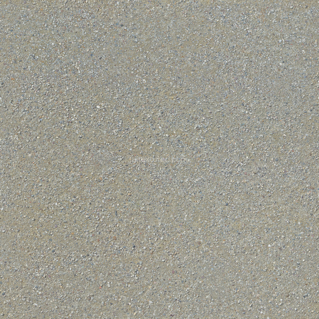 Seamless PBR ground texture with coarse surface and natural colors