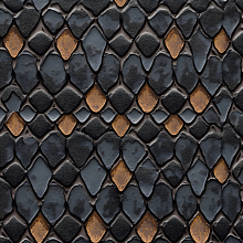 Seamless 3D PBR Reptile Skin Texture Featuring Detailed Scale Patterns and Organic Surface texture preview
