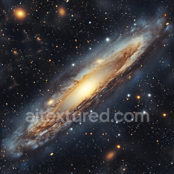 seamless Seamless 3D Space PBR Texture Featuring Luminous Spiral Galaxy with Starfield texture 8k free download PBR
