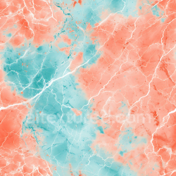 seamless Seamless 3D Coral and Aqua Marble PBR Texture with Vivid Pastel Veins texture 8k free download PBR