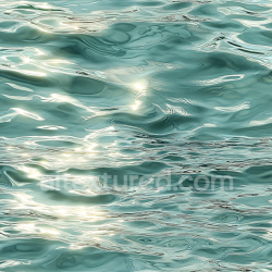 seamless Seamless 3D Water PBR Texture of Calm Turquoise Ocean Surface with Gentle Waves texture 8k free download PBR