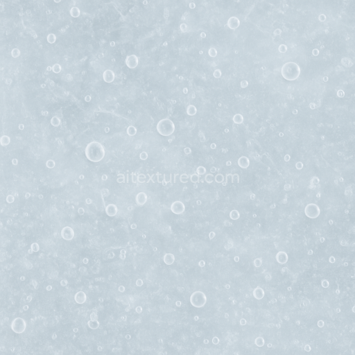 Seamless 3d texture pbr 8k translucent ice with ice bubbles and frozen bubbles effect