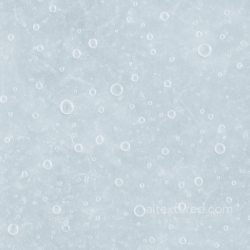 Translucent Ice With Ice Bubbles And Frozen Bubbles Effect seamless Ice PBR texture
