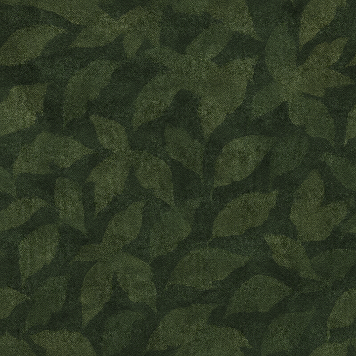 Jungle Camo Fabric With Leafy Pattern And Camouflage Layering seamless PBR texture preview