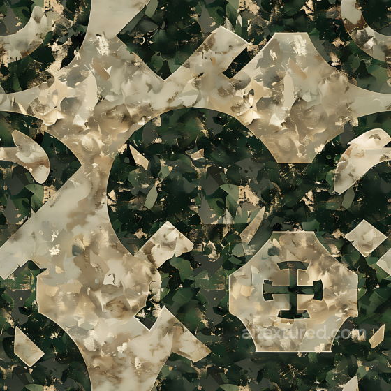 Camouflage PBR Texture with Abstract Organic and Geometric Overlays Color Camouflage texture preview