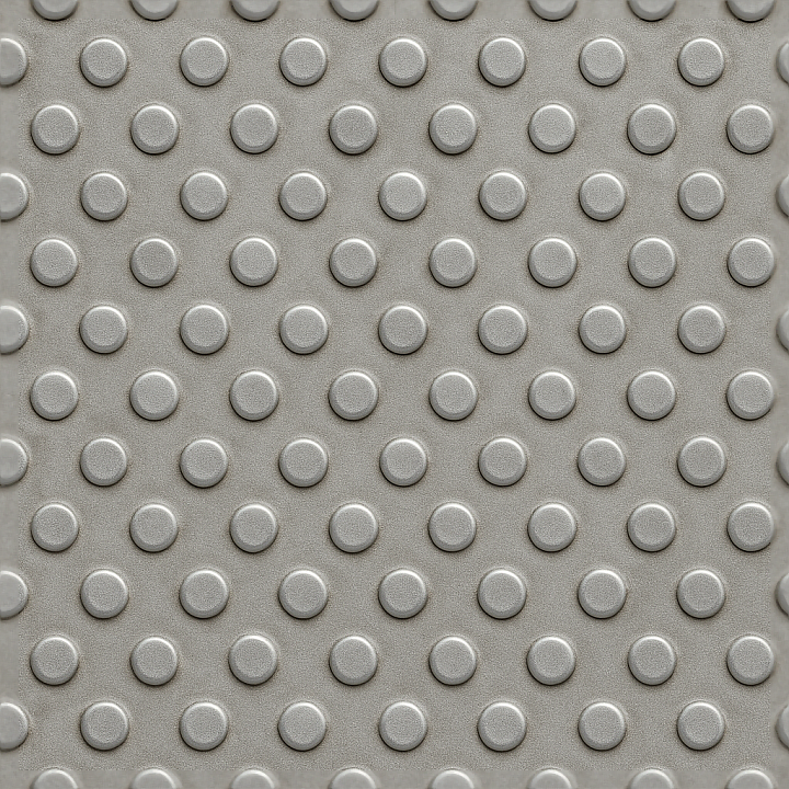 Tactile Plate With Textured Dots On Aluminum Sheet Surface seamless PBR texture preview