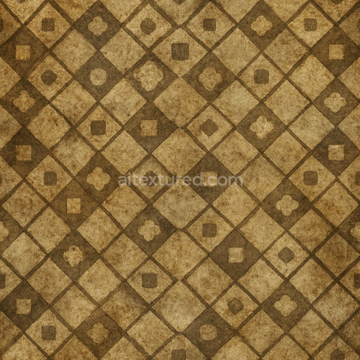Aged Geometric Pattern Texture Seamless 1024X1024