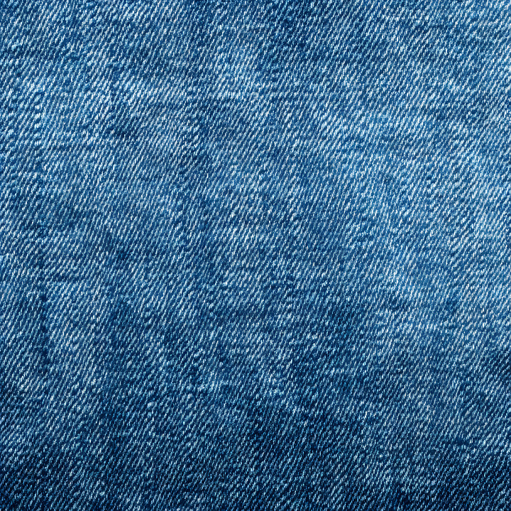 Cracked Denim Fabric With Worn Dark Blue Weave Pattern seamless PBR texture preview