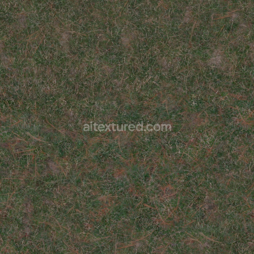 Archviz Floor Foliage Grass Ground Organic Substance — Seamless PBR Texture
