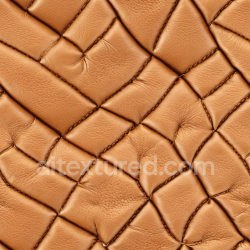 seamless Seamless 3D PBR Tan Quilted Leather Texture with Soft Grain and Padded Panels texture 8k free download PBR