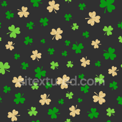 seamless Seamless 3D PBR Texture with St Patrick Shamrock Pattern in Green and Gold texture 8k free download PBR