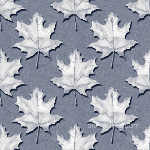 Paper Texture Featuring Stylized Autumn Leaves Pattern seamless Autumn Leaves PBR texture