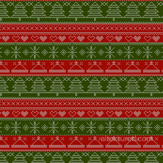 Christmas Knitted Fabric Texture with Trees and Snowflakes All Christmas Digital paper texture preview