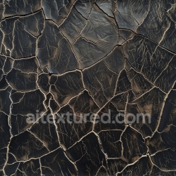 seamless Seamless 3D PBR Distressed Cracked Black Leather Texture with Weathered Finish texture 8k free download PBR