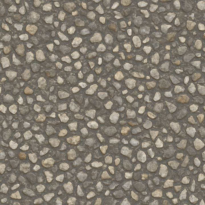 Chip Seal Embedded Aggregate Asphalt seamless PBR texture preview