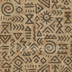 seamless Seamless 3d texture pbr 8k tribal ethnic wallpaper with distressed painted brush strokes and matte plaster texture 8k free download PBR