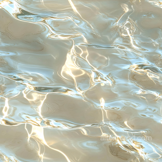 Shimmering Shallow Water Seamless Texture with Light Reflections Water texture preview