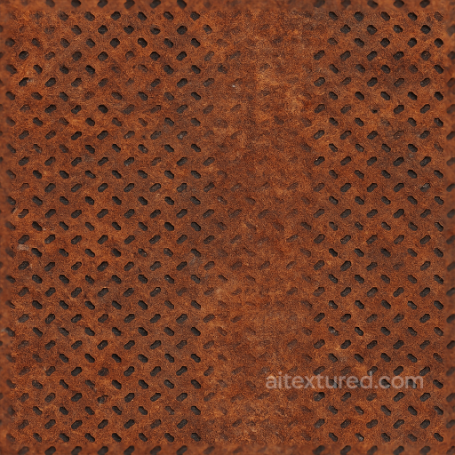 Rusty Metal Facade Surface Ideal For Industrial Architectural Scenes seamless Architecture PBR texture