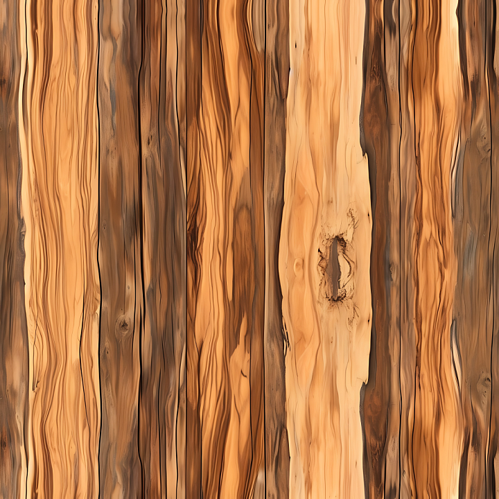 Rustic Pine Wood Planks with Natural Knots and Grain seamless PBR texture preview