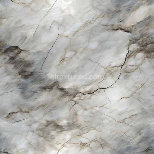 Seamless 3D Gray and Beige Marble PBR Texture with Subtle Veins and Polished Finish