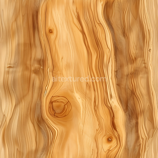 Seamless 3D PBR Texture of Light Pine Wood Planks with Natural Knots and Grain