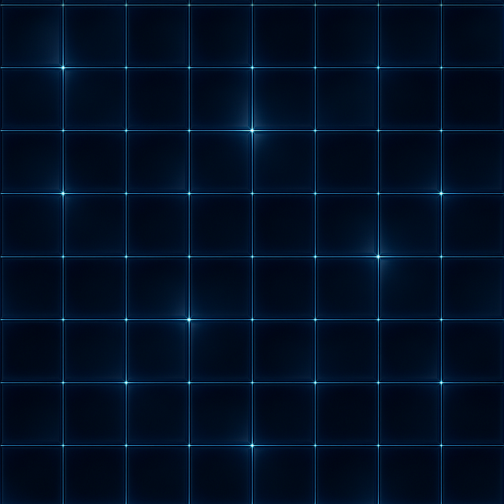 Shiny Techno Grid seamless PBR texture preview