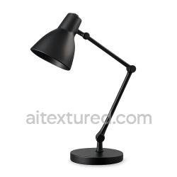 seamless Modern Black Desk Lamp texture 8k free download PBR