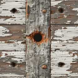 seamless Seamless 3D Weathered Cracked Wood PBR Texture with Peeling White Paint and Knots texture 8k free download PBR