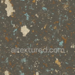 seamless Seamless 3d texture pbr 8k rubberized surface with peeling vinyl and paint splatter effects texture 8k free download PBR