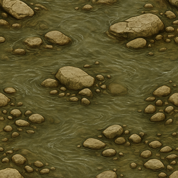 Ancient River seamless PBR texture preview