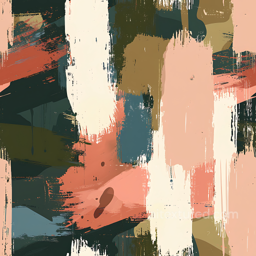 Artistic Brush Stroke Camouflage PBR Texture with Abstract Organic Shapes seamless Color Camouflage PBR texture