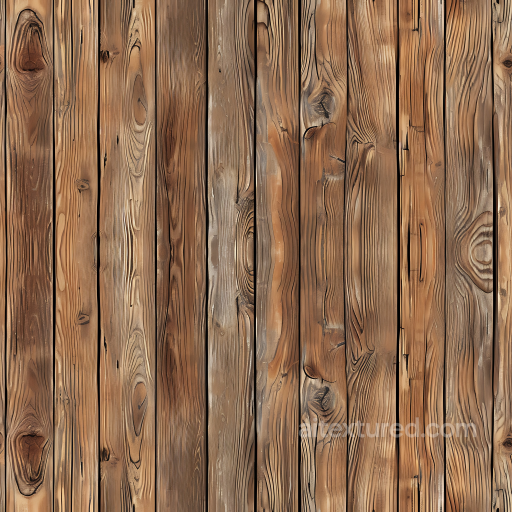 Rustic Pine Wood Planks PBR Texture with Natural Grain and Knots seamless Wood PBR texture
