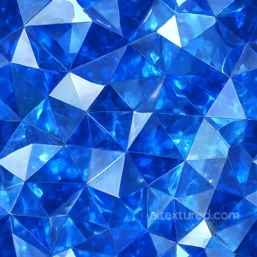 Sapphire Gemstone Cut Facet Edges Sparkling Natural Crystal seamless Crystals PBR texture